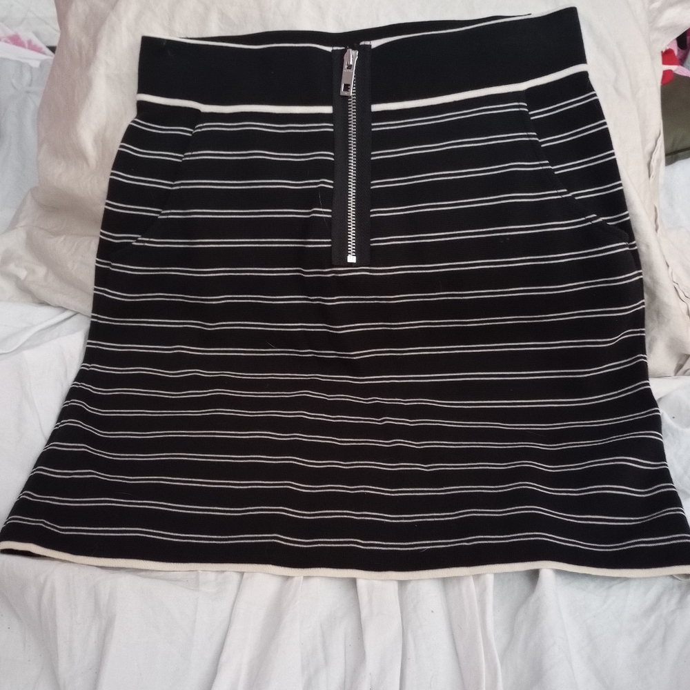 Rag & Bone Regan Striped Stretch Skirt S - Picture 2 of 9
